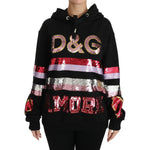 Dolce & Gabbana DG Sequined Hooded Pullover Sweater TSH3018#2