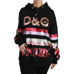 Dolce & Gabbana DG Sequined Hooded Pullover Sweater TSH3018#2