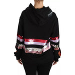 Dolce & Gabbana DG Sequined Hooded Pullover Sweater TSH3018#4 and 3