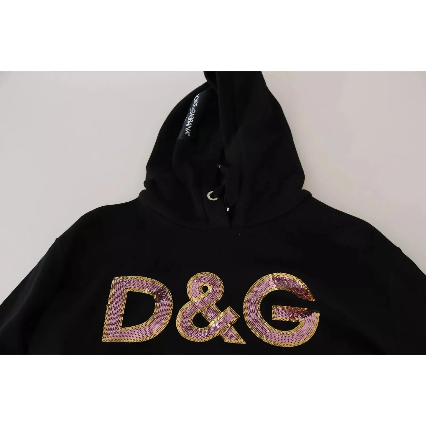 Dolce & Gabbana DG Sequined Hooded Pullover Sweater TSH3018#4 and 3