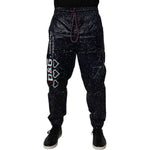 Dolce & Gabbana Dark Blue DG Game Print Cotton Jogger Pants PAN75199-48