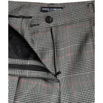 Dolce & Gabbana Gray Plaid Wool Mid Waist Women Tapered Pants PAN75520-42