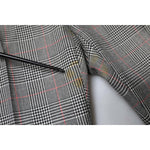 Dolce & Gabbana Gray Plaid Wool Mid Waist Women Tapered Pants PAN75520-42