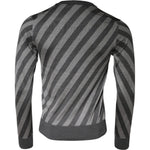 Dolce & Gabbana Gray Stripes Long Sleeve Round Neck Pullover Sweater TSH86991-46