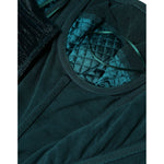 Dolce & Gabbana Green Silk Blend Satin Fitted Strapless Dress DR28060-40