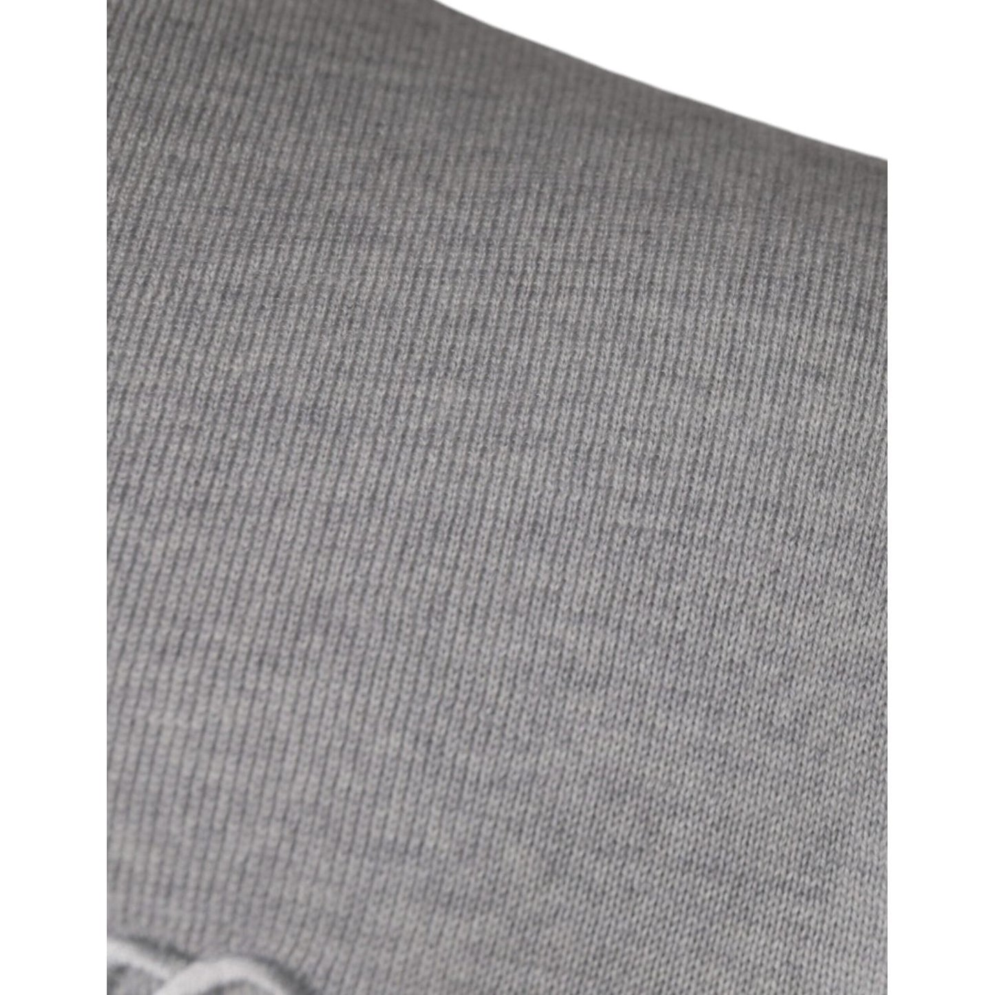 Dolce & Gabbana Light Gray Wool Crew Neck Pullover Sweater TSH86979-50