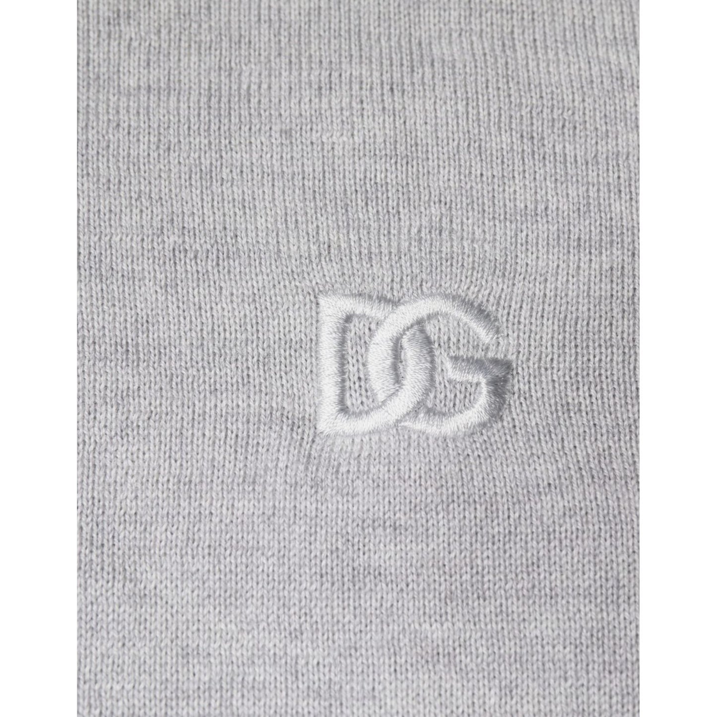 Dolce & Gabbana Light Gray Wool Crew Neck Pullover Sweater TSH86979-50