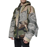 Dolce & Gabbana Multicolor Camouflage Full Zip Hooded Jacket JKT41224-52
