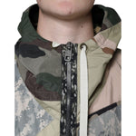 Dolce & Gabbana Multicolor Camouflage Full Zip Hooded Jacket JKT41224-52