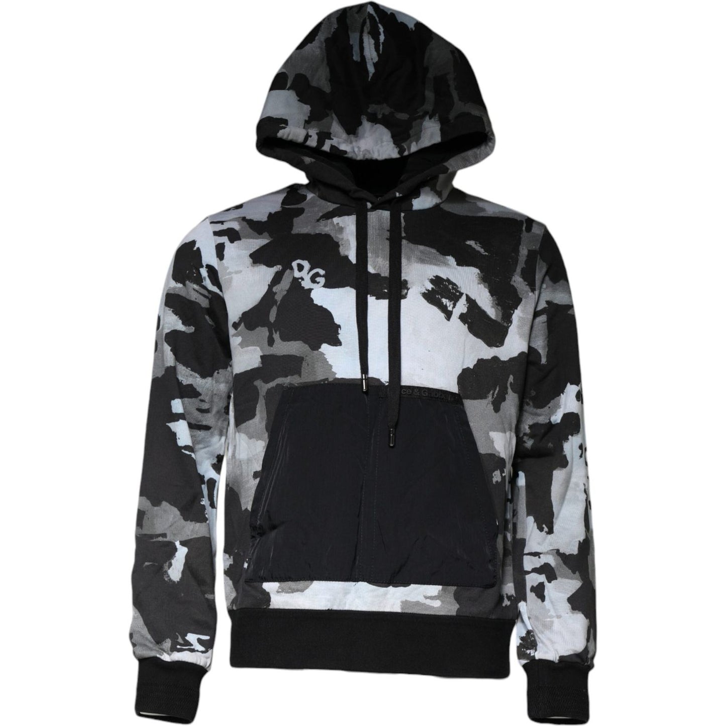 Dolce & Gabbana Multicolor Camouflage Men Hooded Sweater TSH87053-52