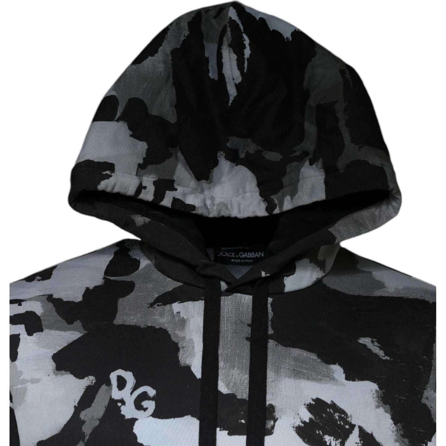 Dolce & Gabbana Multicolor Camouflage Men Hooded Sweater TSH87053-52