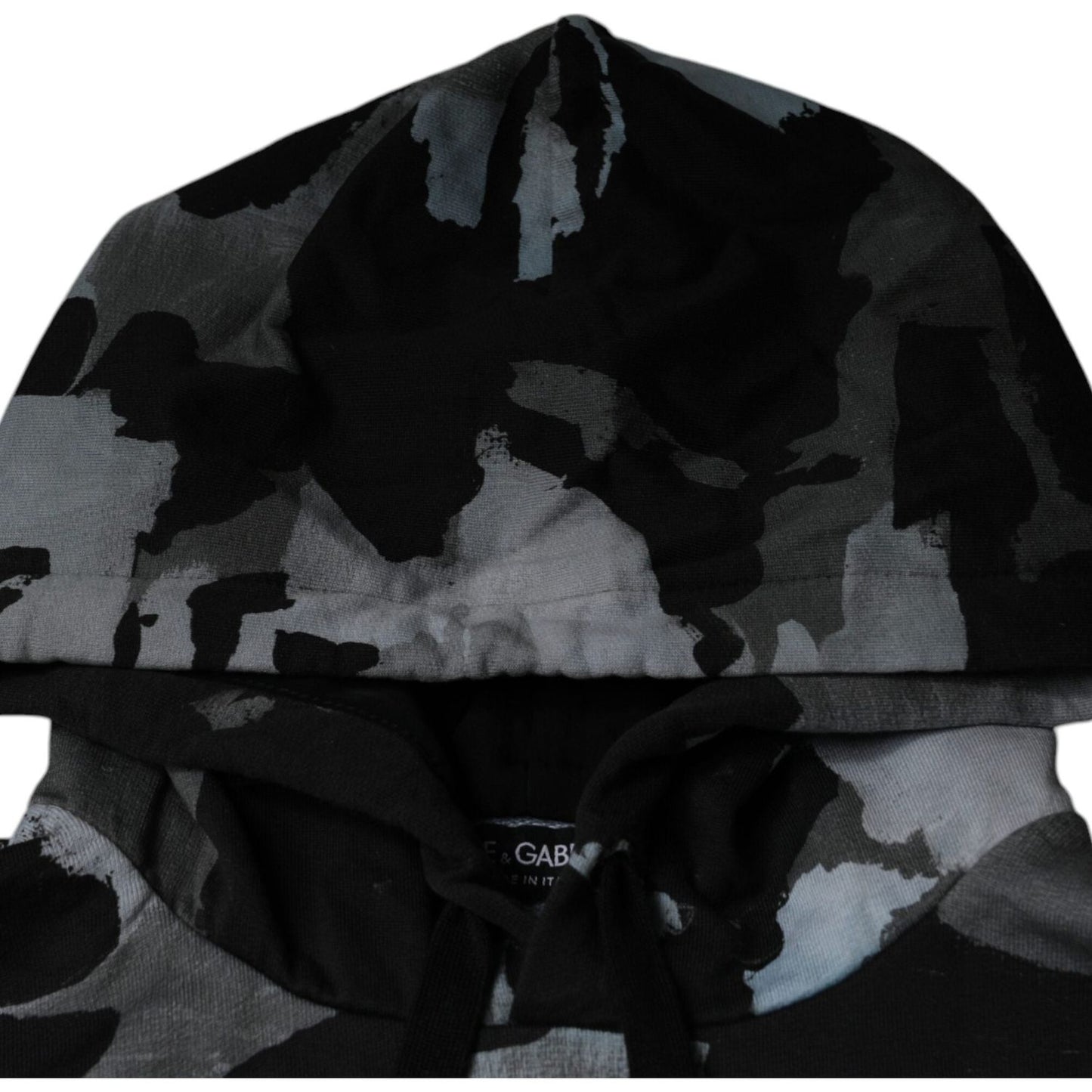Dolce & Gabbana Multicolor Camouflage Men Hooded Sweater TSH87053-52