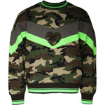 Dolce & Gabbana Multicolor Camouflage Sweatshirt Sweater TSH86729-48