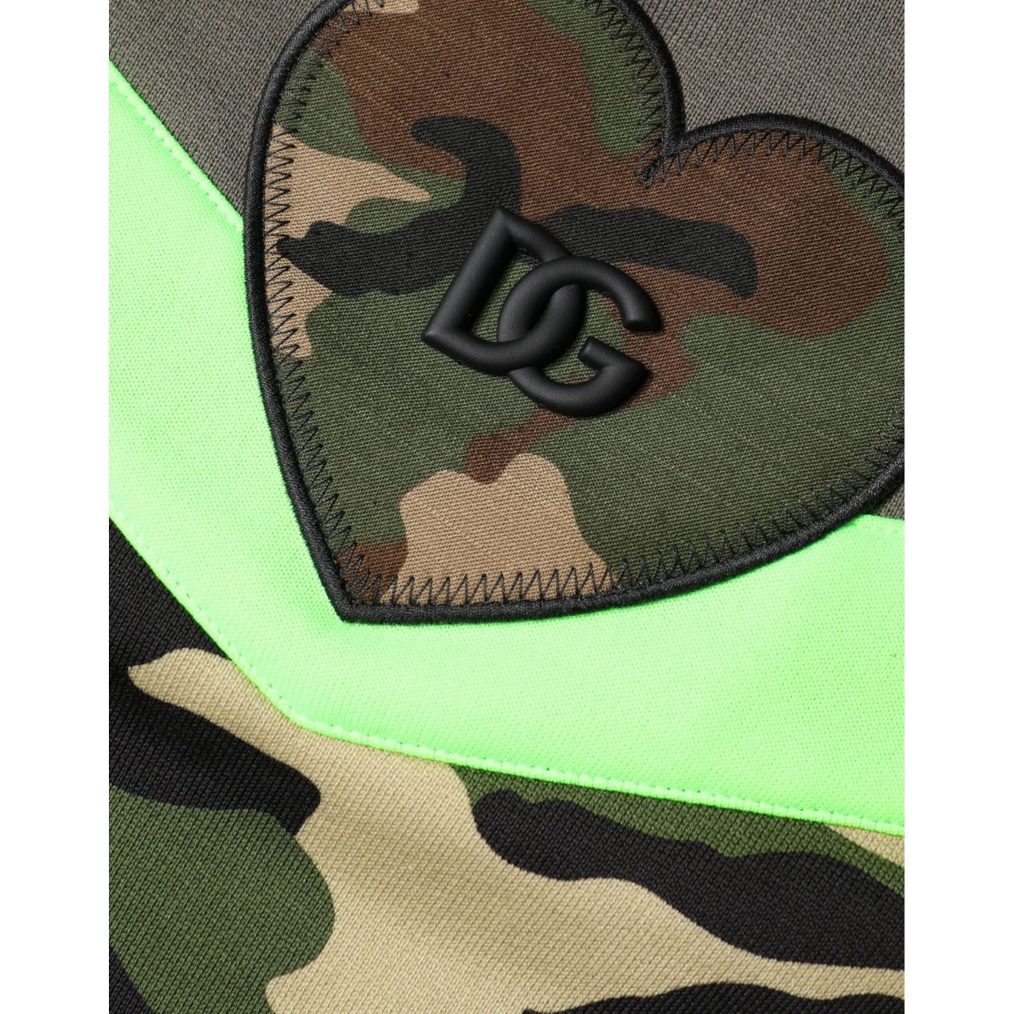 Dolce & Gabbana Multicolor Camouflage Sweatshirt Sweater TSH86729-48