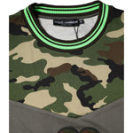 Dolce & Gabbana Multicolor Camouflage Sweatshirt Sweater TSH86729-48