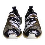 Dolce & Gabbana Multicolor Comet Star Print Sorrento Sneakers Shoes LA11243-37