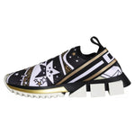 Dolce & Gabbana Multicolor Comet Star Print Sorrento Sneakers Shoes LA11243-37