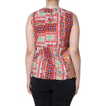 Dolce & Gabbana Multicolor Cotton Carretto Floral Tank Top TSH86560-42