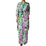 Dolce & Gabbana Multicolor Floral Silk Stretch Wrap Dress DR281148-42