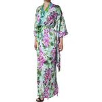 Dolce & Gabbana Multicolor Floral Silk Stretch Wrap Dress DR281148-42