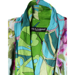 Dolce & Gabbana Multicolor Floral Silk Stretch Wrap Dress DR281148-42