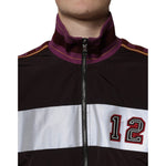 Dolce & Gabbana Multicolor Full Zip Jersey Men Bomber Jacket JKT41301-50