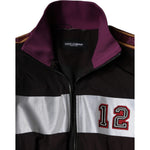 Dolce & Gabbana Multicolor Full Zip Jersey Men Bomber Jacket JKT41301-50