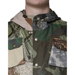 Dolce & Gabbana Multicolor Patchwork Hooded Vest Jacket JKT41251-52