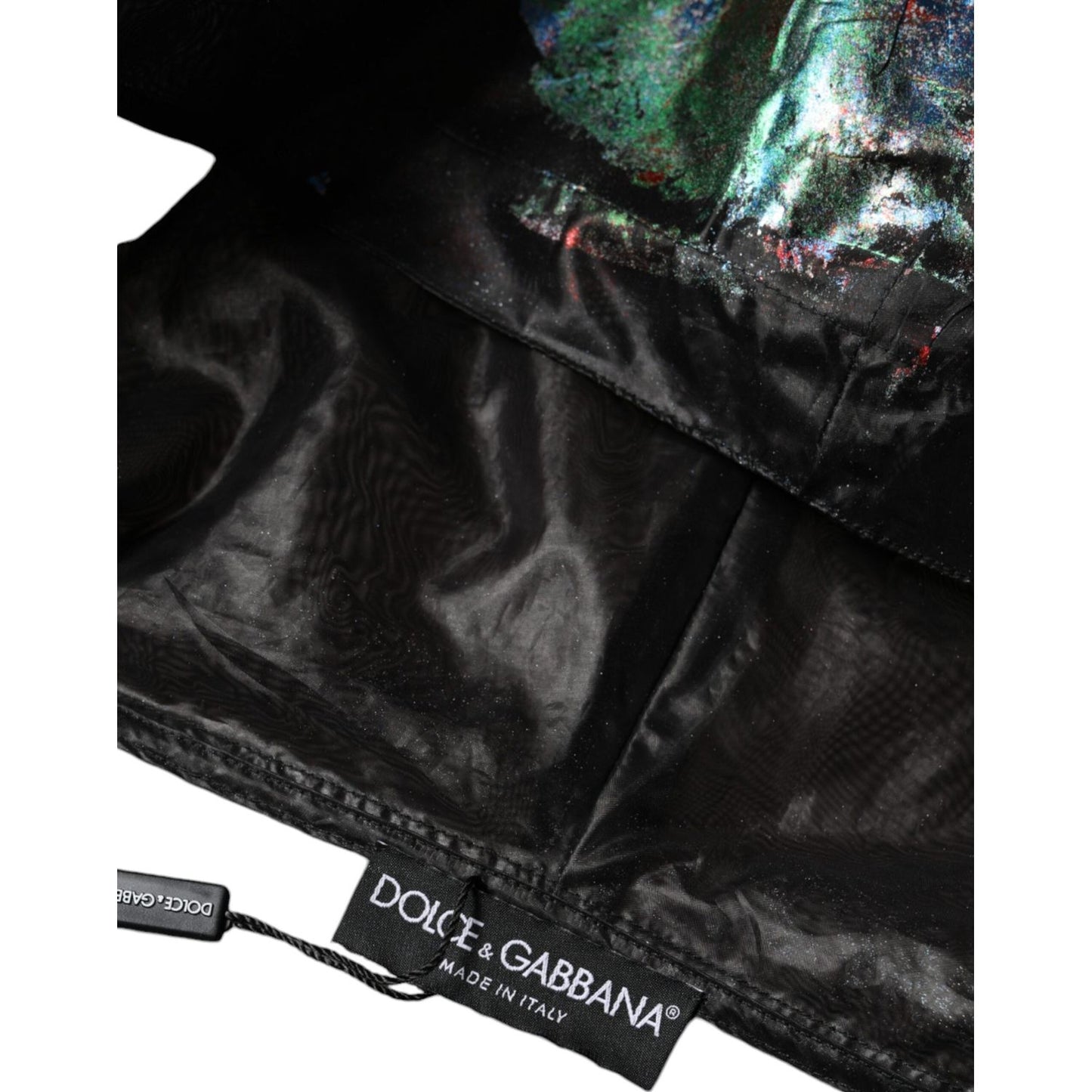 Dolce & Gabbana Multicolor Print Hooded Sweatshirt Sweater TSH83781-40
