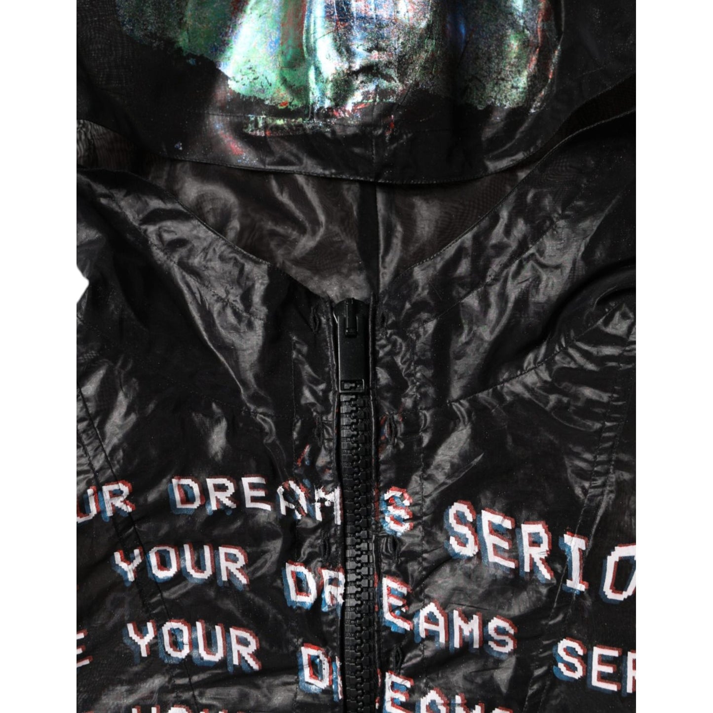 Dolce & Gabbana Multicolor Print Hooded Sweatshirt Sweater TSH83781-40