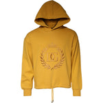 Dolce & Gabbana Mustard DG Hooded Men Sweatshirt Sweater TSH84511-44