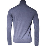 Dolce & Gabbana Purple Blue Long Sleeve Turtleneck Pullover Sweater TSH87070-48