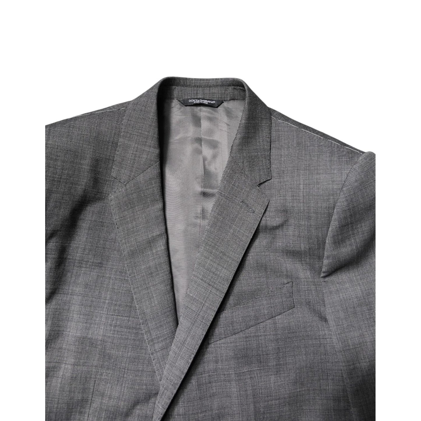 Dolce & Gabbana Gray Wool Single Breasted 2 Piece Suit KOS2306-48