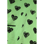 Dolce & Gabbana Green Heart Print Crew Neck Pullover Sweater TSH90296-52
