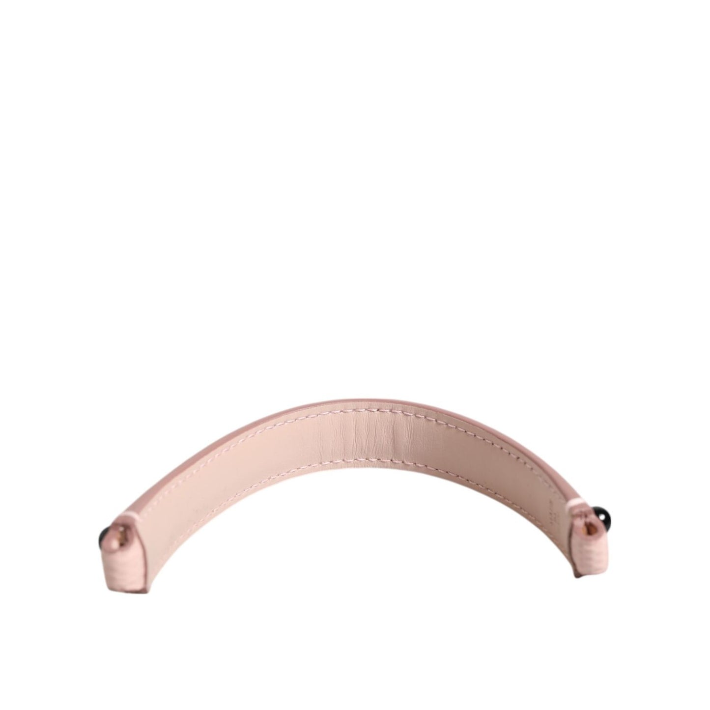 Dolce & Gabbana Light Pink Embellished Leather Bag Handle Shoulder Strap SMY11163
