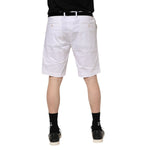 Dolce & Gabbana White Chinos Cotton Stretch Casual Shorts PAN76394-58