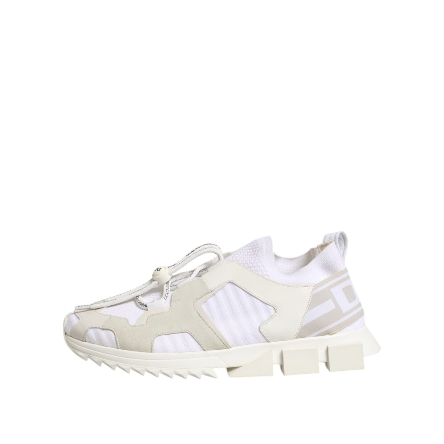 Dolce & Gabbana White Mesh Sorrento Trekking Sneakers Shoes MV7264-42