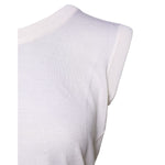 Dolce & Gabbana White Sleeveless Cashmere Round Neck Tank Top TSH87249-38