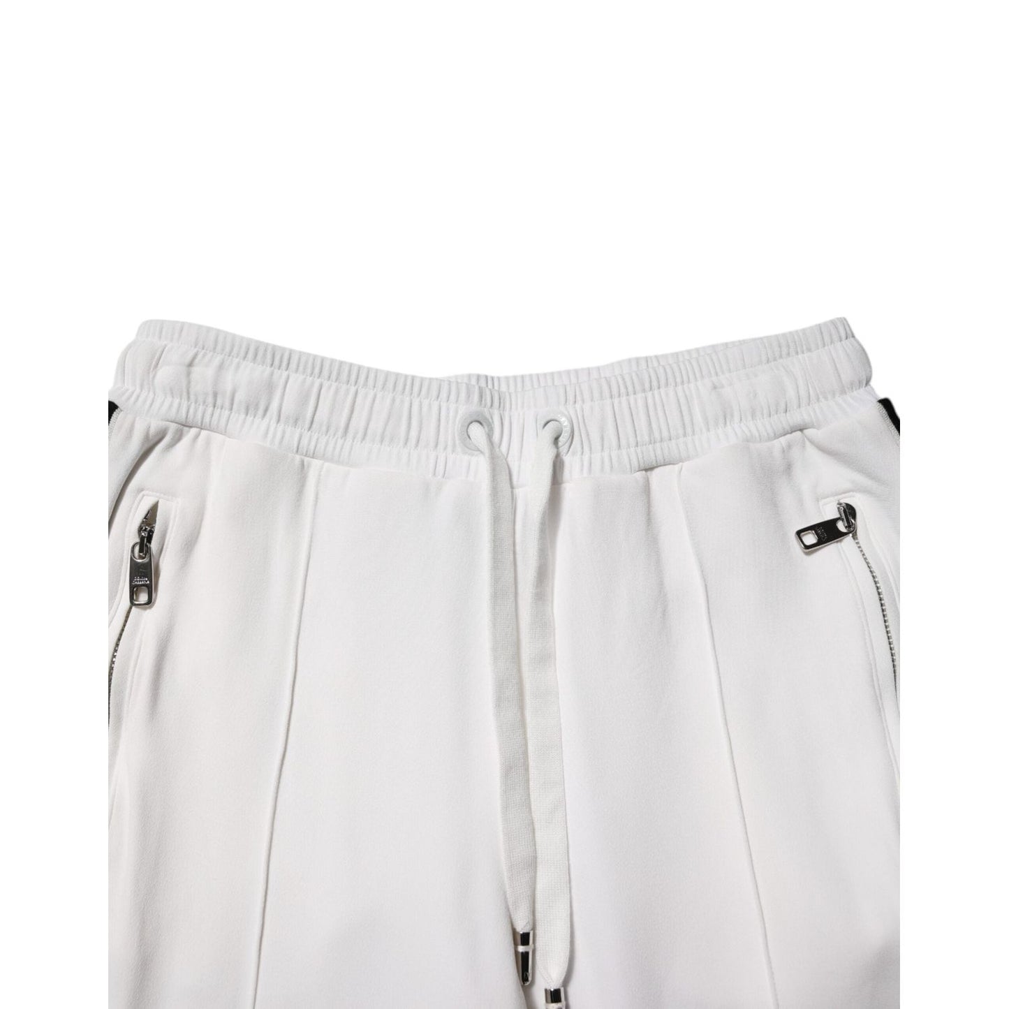 Dolce & Gabbana White Viscose Jogger Sweatpants Pants PAN76097-40