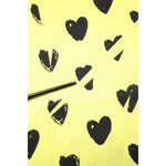 Dolce & Gabbana Yellow Cotton Sleeveless DG Heart T-shirt TSH90338-50