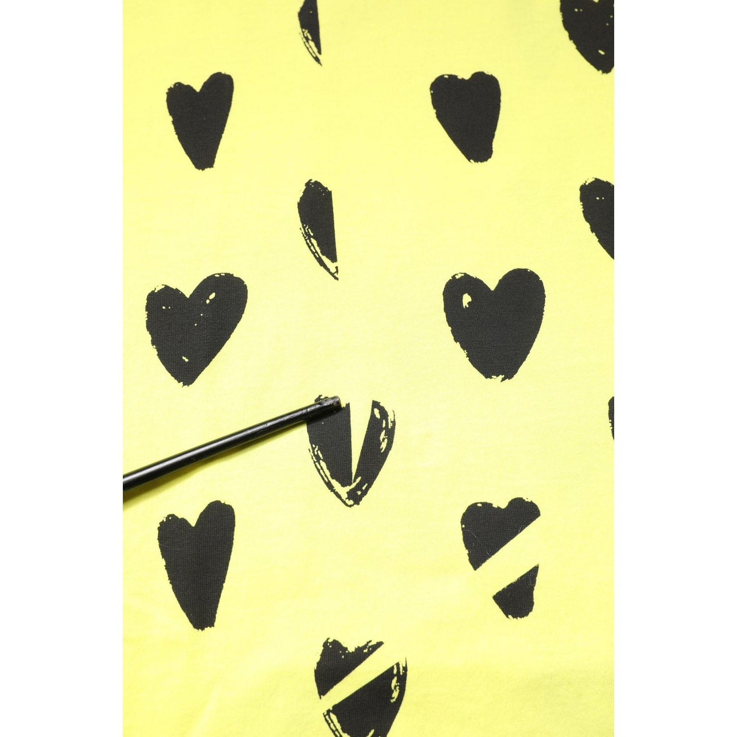 Dolce & Gabbana Yellow Cotton Sleeveless DG Heart T-shirt TSH90338-50