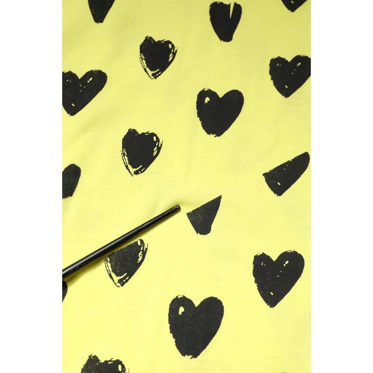 Dolce & Gabbana Yellow Cotton Sleeveless DG Heart T-shirt TSH90338-50