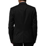 Emporio Armani Black Double Breasted Men Jacket Suit Blazer JKT41461-48
