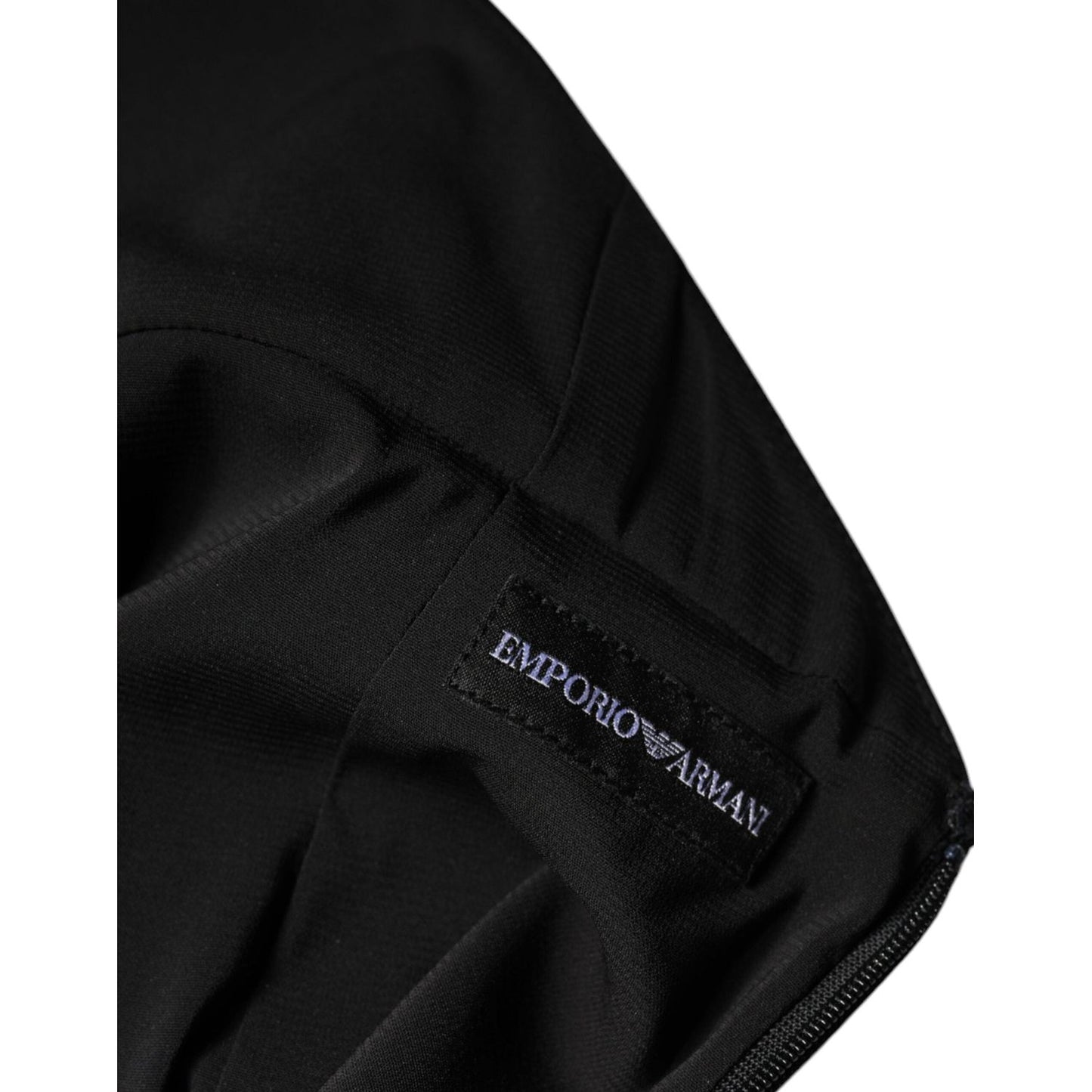 Emporio Armani Black Sleeveless Halter Sheath Long Gown Dress DR81474-44