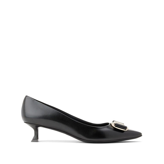 Ferragamo New Vara leather pumps High Heel