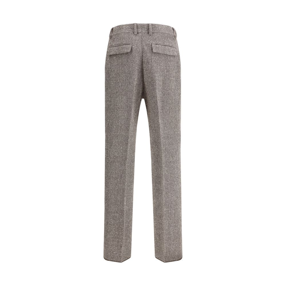 Ferragamo Wide chevron Pants FE-788110003-IT52 | XL