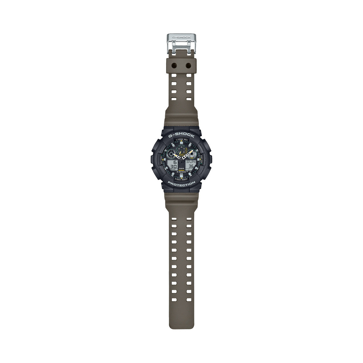 CASIO G-SHOCK Mod.OVERSIZED - TWO TONE UTILITY COLOURS GA-100TU-1A3ER