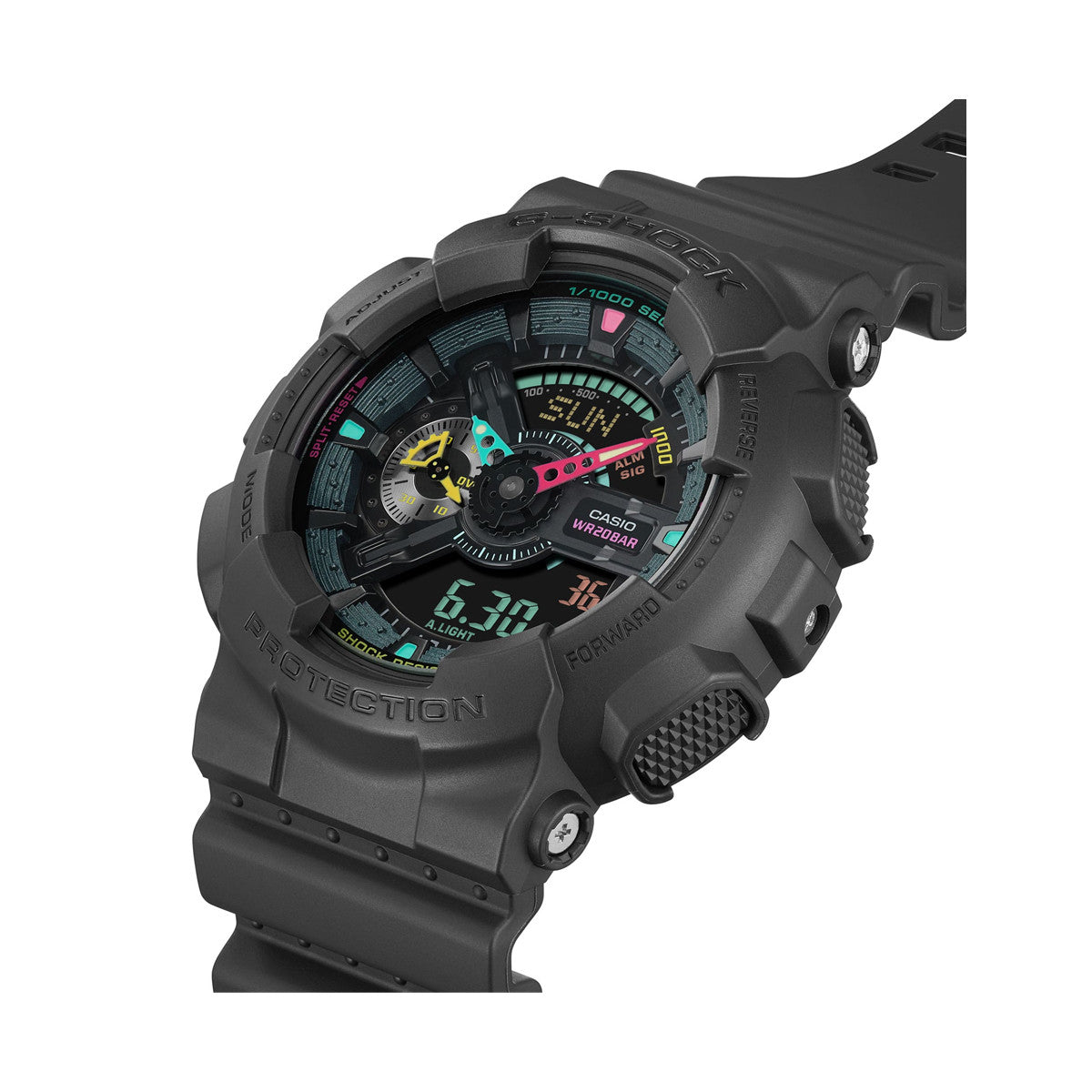 CASIO G-SHOCK Mod. GS-BASIC - MATTE FLUO SERIE GA-110MF-1AER