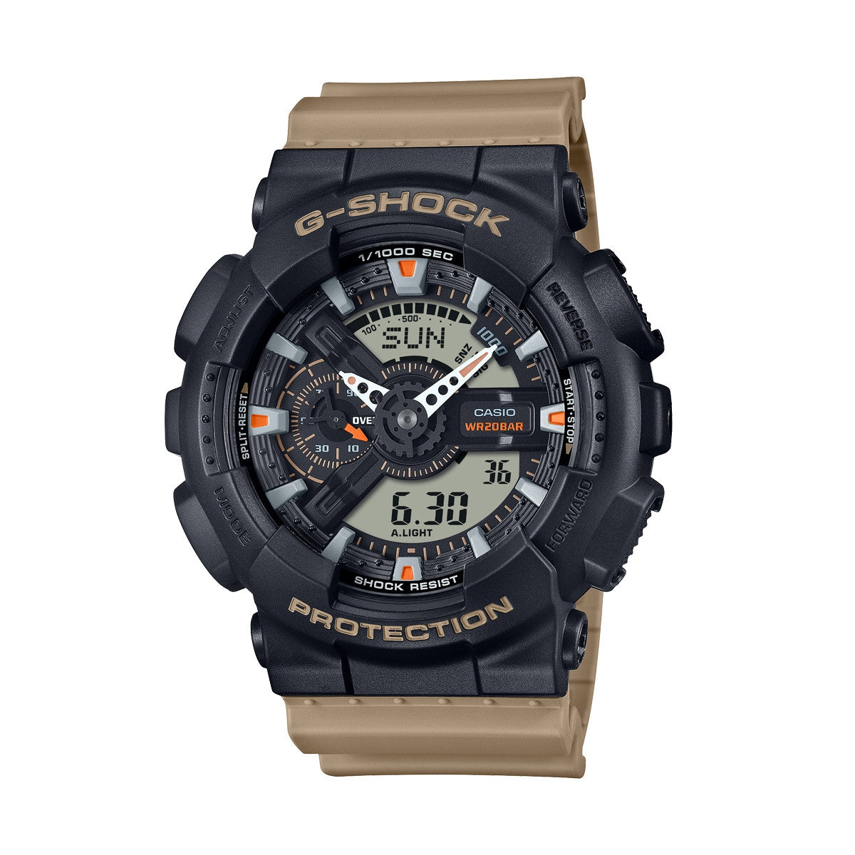 CASIO G-SHOCK Mod. OVERSIZED - TWO TONE UTILITY COLOURS GA-110TU-1A5ER