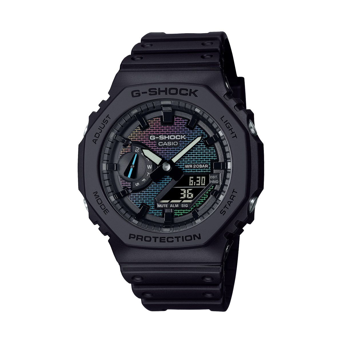 CASIO G-SHOCK Mod. OAK - RAINBOW BRICK WALL SERIE GA-2100RW-1AER